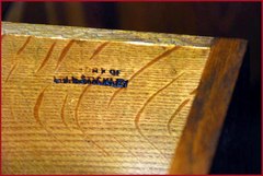 Branded signature: "The Work of L. & J. G. Stickley"....circa 1912 to 1918. 